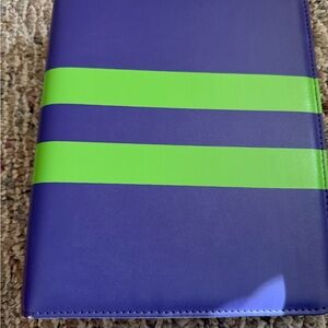 NWT Rare Franklin Covey Purple & Green CL London Simulated Open 1.25” Binder